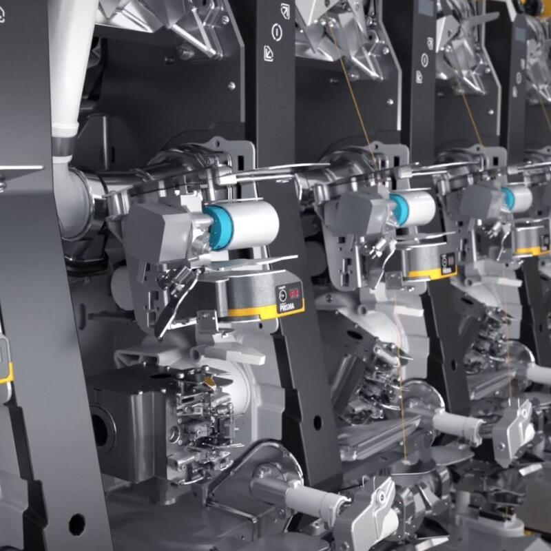 PRISMA yarn clearer on winding machine